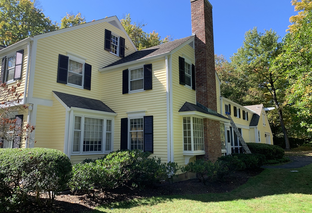 Yellow Painted Exterior